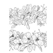 TIM HOLTZ Collection Stamps Floral Trim CMS461